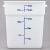 Cambro POLYETHYLENE SQUARE FOOD STORAGE CONTAINER CAP:17.2 Lt SIZE: