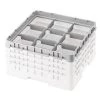 Cambro Cleaning And Hygiene "HALF DROP EXTENDER FULL SIZE 9 COMPARTMENT, COLOUR: GRAY"