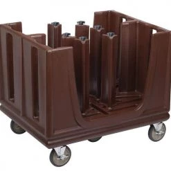 Cambro ADJ DISH CRT 33CM ROTO-DKBRN