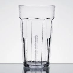 CAMBRO "LAGUNA" CLEAR PLASTIC TUMBLER 10 OZ