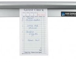 Kitchenware SAN JAMAR SLIDE CHECK ORDER RACK