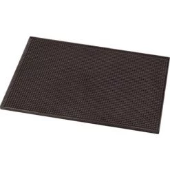 Carlisle Bar Supplies SERVICE MAT 12''X18'' BROWN