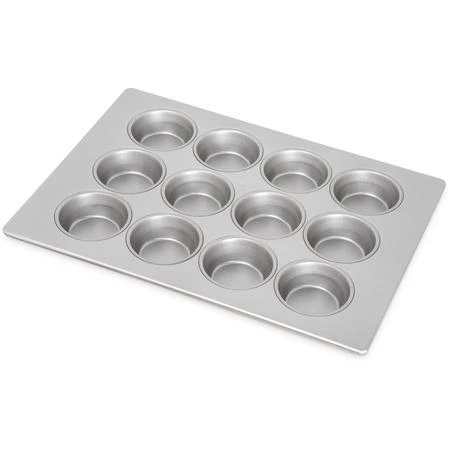 Carlisle LARGE CUP CUPCAKE PAN 12 CUP/ 4 OZ 1 Carlisle LARGE CUP CUPCAKE PAN 12 CUP/ 4 OZ
