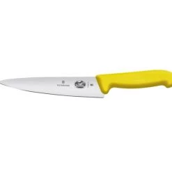 VICTORINOX KITCHEN & CARVING KNIFE FIBROX - YELLOW