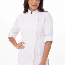 Chefwork Uniform Coat-Ess-Women-Hartford-S/S/White