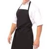 Chefwork BIB KITCHEN APRON,COLOR:BLACK Uniform