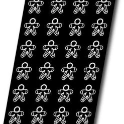 Demarle FLEXIBLE PASTRY TRAY FLEXIPAN 24 LITTLE MAN SHAPES 70X65MM.