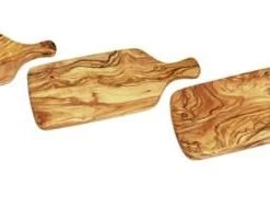 Olive Wood Tableware CHOPPING BOARD WOODEN ,DIM:L-41 CM, W-17 CM