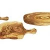 Olive Wood CHOPPING BOARD RUSTIC WITH HANDLE, DIM: L-55CM Tableware