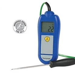 ETI THERMAMITE DIGITAL THERMOMETER WITH FOOD PROBE,BLUE Kitchenware