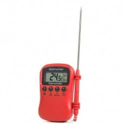 ETI MULTI FUNCTION THERMOMETER RED Kitchenware