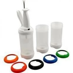 FIFO Kitchenware 16oz Portion Pal Kit: One Dispenser & Three Bottles With 1-h