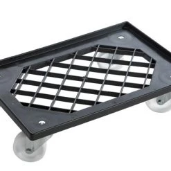 Gigan Plastics PERF. TROLLEY "BOX SERVICE" 60 X 40 GREY WITH WHEELS Kitchenware