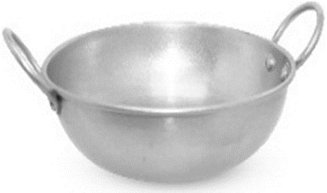 SG Serving Ware KARAHI S/S PLAIN VINTAGE FINISH,DIM:16.5X5.5 CM,CAP:800 ML(3 PORTION) 1 SG Serving Ware KARAHI S/S PLAIN VINTAGE FINISH,DIM:16.5X5.5 CM,CAP:800 ML(3 PORTION)