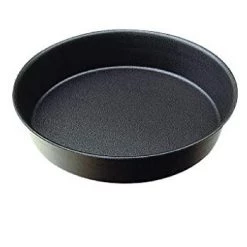 Gobel Kitchenware ROUND PLAIN CAKE MOULD - ROLLED EDGES - NON STICK D:100mm H: