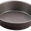 Gobel Kitchenware ROUND PLAIN CAKE MOULD - ROLLED EDGES - NON STICK D:180mm H: