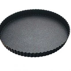 Gobel "ROUND FLUTED TART MOULD WITH FIXED BOTTOM, D2" Kitchenware