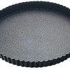 Gobel FLUTED ROUND TART MOULD - FIXED BOTTOM - NON STICK D: 280mm