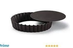 Gobel ROUND FLUTED TART MOULD - LOOSE BOTTOM - NON STICK L: 120mm Kitchenware