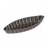 Gobel FLUTED OVAL BOAT MOULD - NON STICK L: 110mm H: 13mm