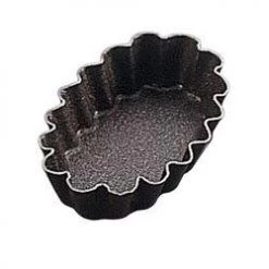 Gobel PETITS FOURS MOULD - FLUTED OVAL - NON STICK L: 45mm Kitchenware