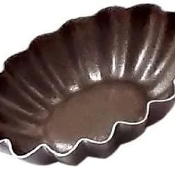Gobel Kitchenware PETITS FOURS MOULDS - RIBBED OVAL - NON STICK L: 45mm