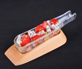 MM - Premium SNACK RACK, BEECHWOOD, DIM: 25X8X5 H CM. 1 MM - Premium SNACK RACK, BEECHWOOD, DIM: 25X8X5 H CM.