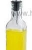 MM - Premium Tableware SQUARE SALAD OLIVE OIL BOTTLE WITH S/S POURER,DIM:6OZ