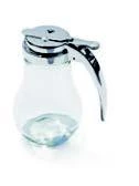 MM - Premium 14OZ SYRUP DISPENSER W/CHROME PLATED ZINC ALLOY TOP