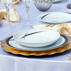 Kutahya Porselen SAN KUTAHYA CORNER ZEUGMA DINNER SET 85PCS