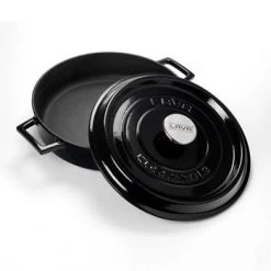 Lava Metal Kitchenware LAVA CASSEROLE MULTI PURPOSE BLACK - 24 CM