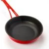 Lava Metal Kitchenware FRYING PAN WITH METAL HANDLES,RED,DIM:24 CM