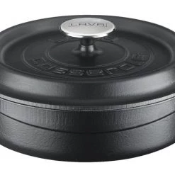 Lava Metal Kitchenware LAVA CASSEROLE MULTI PURPOSE BLACK - 24 CM