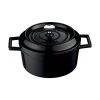 Lava Metal MINI CASSEROLE-DIAMETER: 10 CMS, COLOR: BLACK,