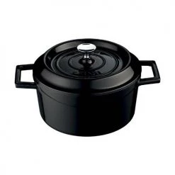 Lava Metal MINI CASSEROLE-DIAMETER: 10 CMS, COLOR: BLACK,
