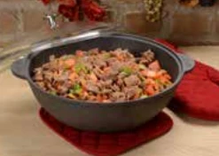 Lava Metal "ROUND DEEP CASSEROLE WITH GLASS LID DIA. 30 C., 6 LT." Kitchenware 3 Lava Metal