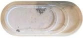 Overseas Traf Linkers Tableware TRAY,DIM:35.5X17.75X1.5,COLOR:WHIT MARBLE