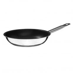 Ozti S/S FRYPAN, NON STICK COATED , MIRRIR FINISHED, Size:28X05 Cm. Kitchenware