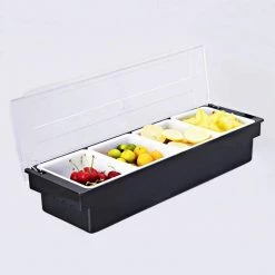 MM - Premium CONDIMENT DISPENSER 4 COMPARTMENTS