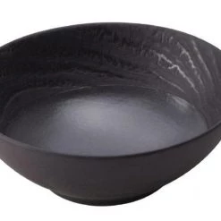 Revol Porcelain REVOL ARBORESCENCE COUPE PLATE LIQUORICE - 14 CM Crockery