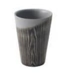 Revol Porcelain Tableware "648433 ARBORESCENCE MUG, PEPPER, DIA. 8.2 CM, CAP: 8.75 OZ"