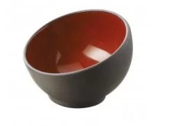 Revol Porcelain Tableware (645844) SOLID MINI BOWL ƒ?? 0.04lIter ƒ?? PEPPER RED