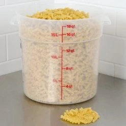 Cambro, Translucent Round Containers Kitchenware