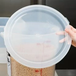 Cambro, Translucent Cover Fit For 12qt, 18qt & 22qt Food Storage Round Container Kitchenware