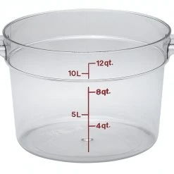Kitchenware Cambro, Polycarbonate Round Containers