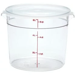 Kitchenware Cambro, Polycarbonate Round Containers