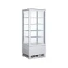 MM - Premium Curved Glass Door Silver Display Cooler. Refrigerators & Freezers