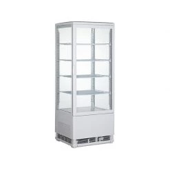 MM - Premium Curved Glass Door Silver Display Cooler. Refrigerators & Freezers