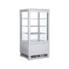 MM - Premium Flat Glass Door White Display Cooler.