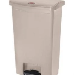 Rubbermaid SLIM JIM 50L/13G FS METAL STEP ON BEIG Cleaning And Hygiene